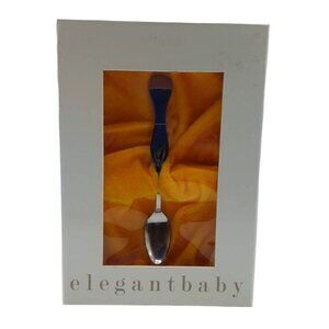 Elegant Baby Child 18/10 Stainless Steel Spoon 5.5" Gift Box #97568 NEW